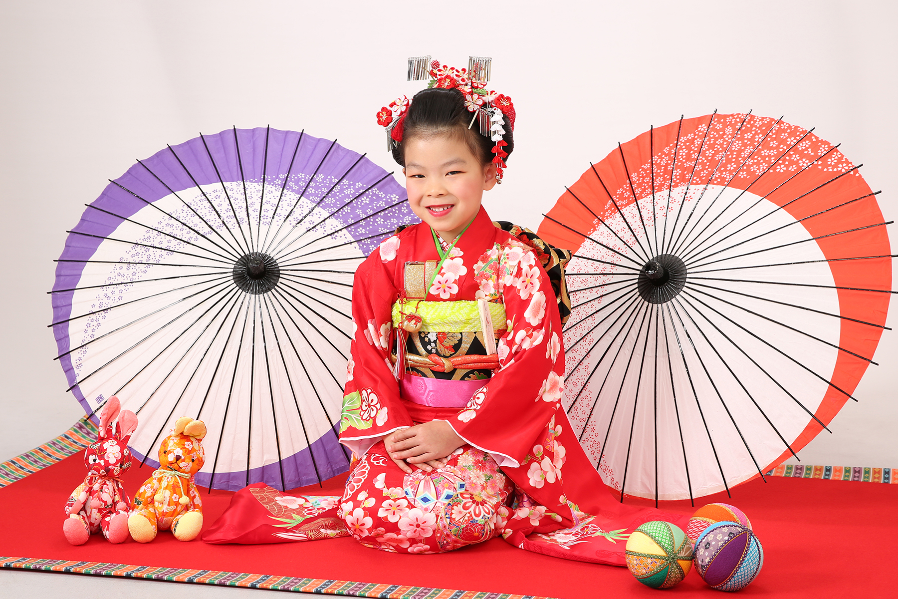 7才👧七五三のお祝❣日本髪で古典に✨｜成城こそでや｜スタッフブログ